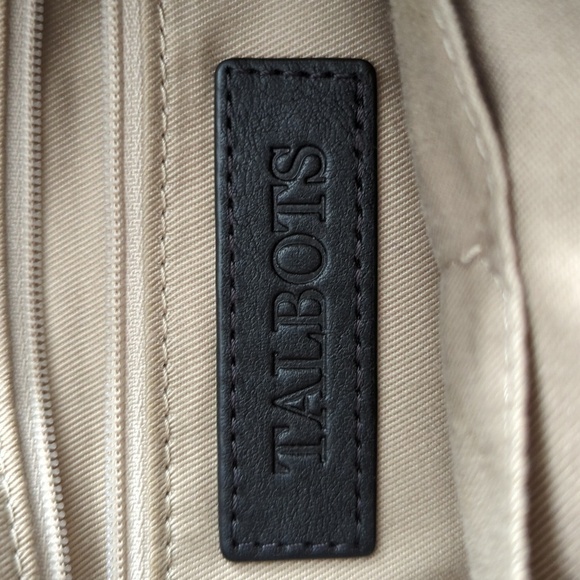 TALBOTS Quilted Greenwich Tartan Plaid & Leather Hobo Bag - Picture 3 of 10